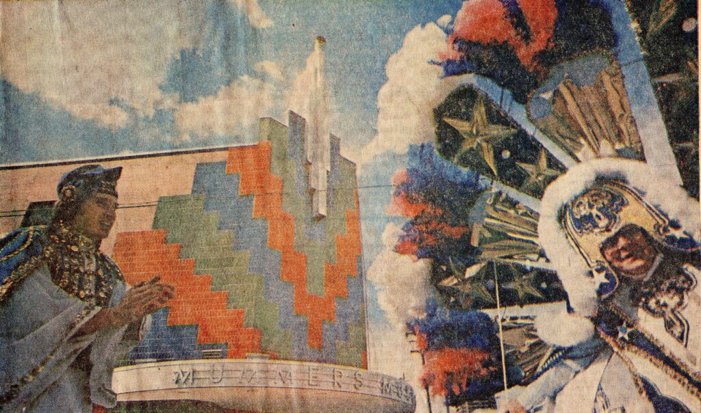 Golden Crown 1976 at Mummers Museum Opening
